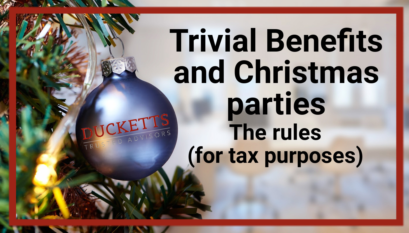 Trivial Benefits and Christmas parties